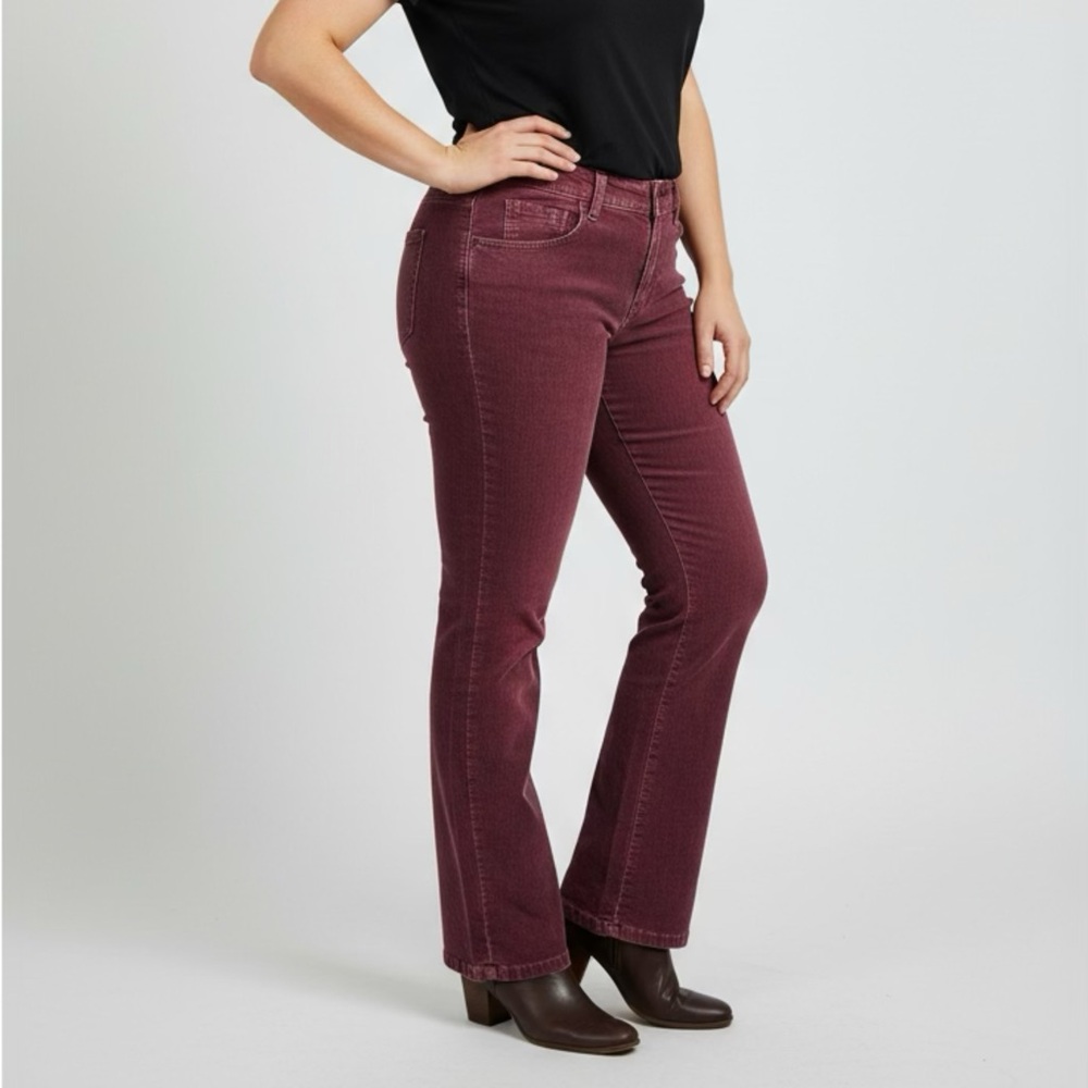 Levi's‎ Women's Dark Red Boot Cut Jeans Corduroy Cotton Pants Casual Jeans Med.
